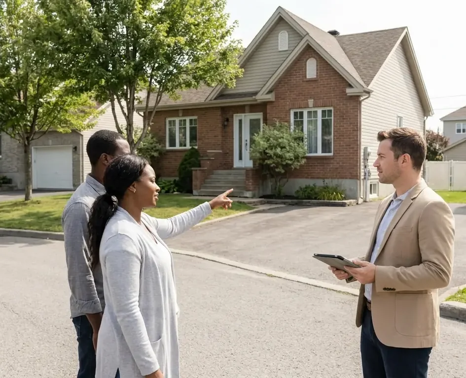 Achat direct de maisons au Québec présenté à un couple de propriétaires