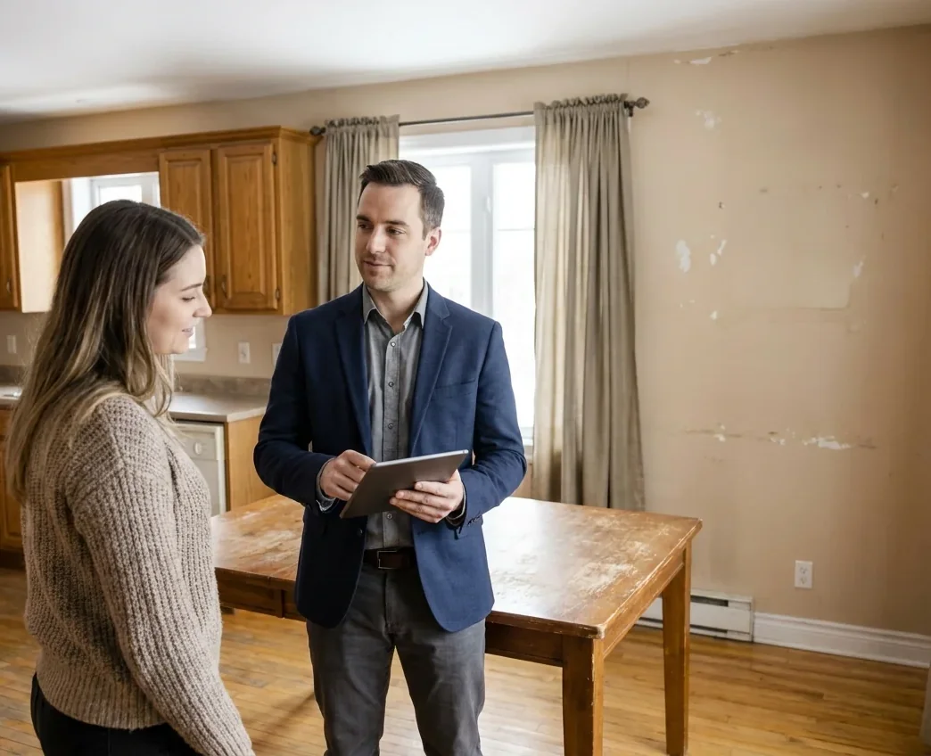 Maison à vendre telle quelle, achetée sans rénovation ni ménage
